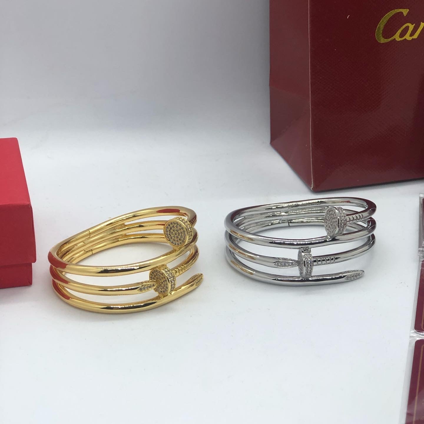 Cartier Cartier juste un clou double bracelet AAA